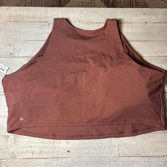 Old Navy Active Powerchill Light Support Padded Bra Go Dry Rust  4X - Picture 9 of 14